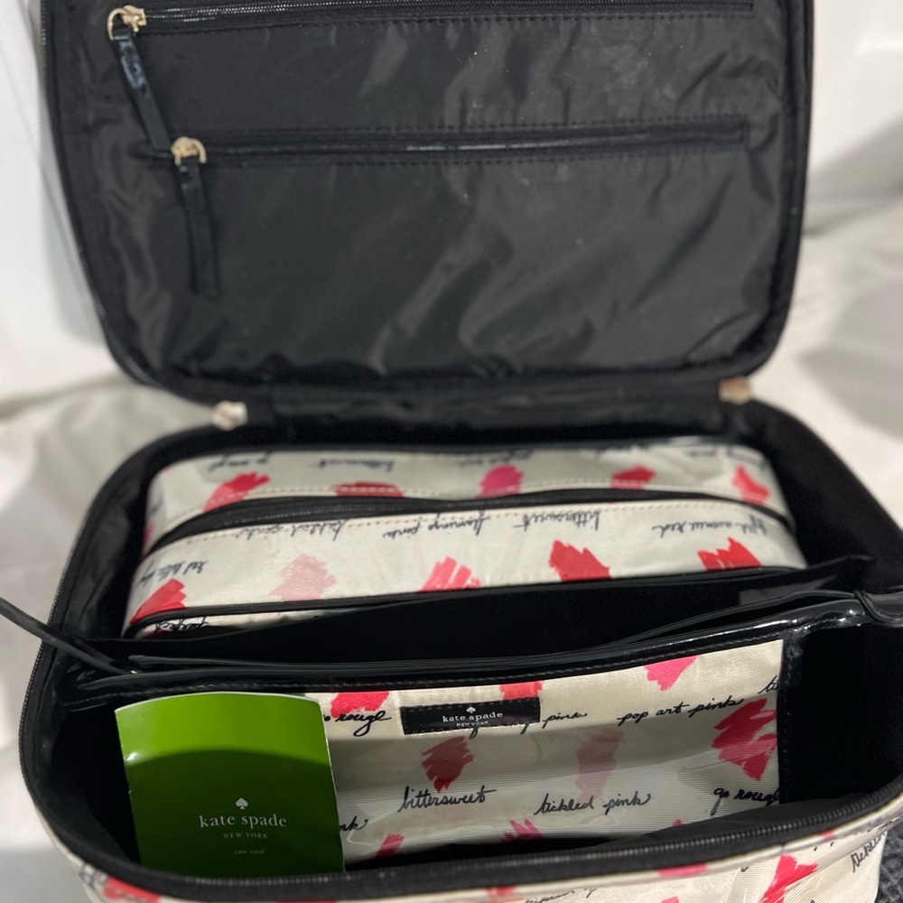 Kate Spade make up bag with two accessory pouches